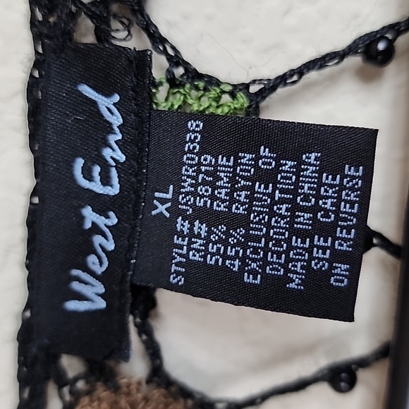 Vintage West End Boho Crochet Cardigan - Picture 4 of 5